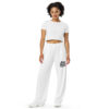 All-over print unisex wide-leg pants