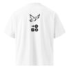 Unisex organic oversized high neck t-shirt