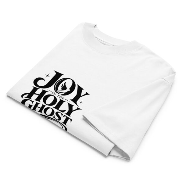 Unisex organic oversized high neck t-shirt