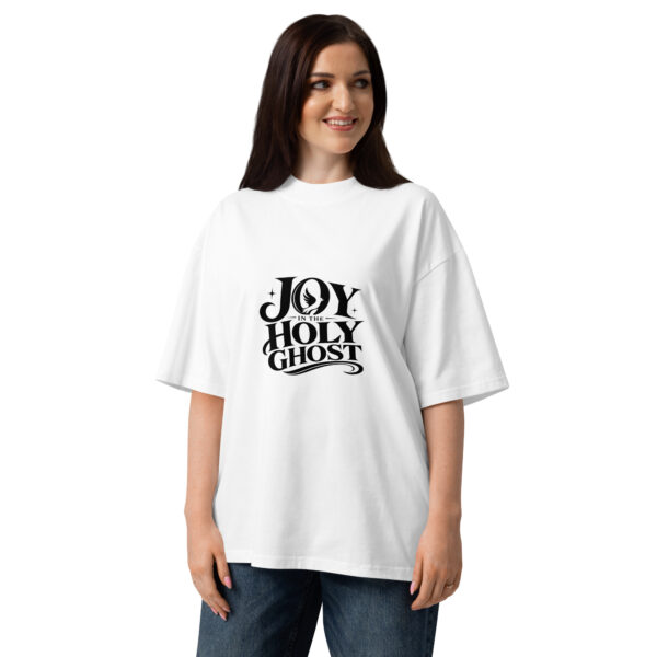 Unisex organic oversized high neck t-shirt